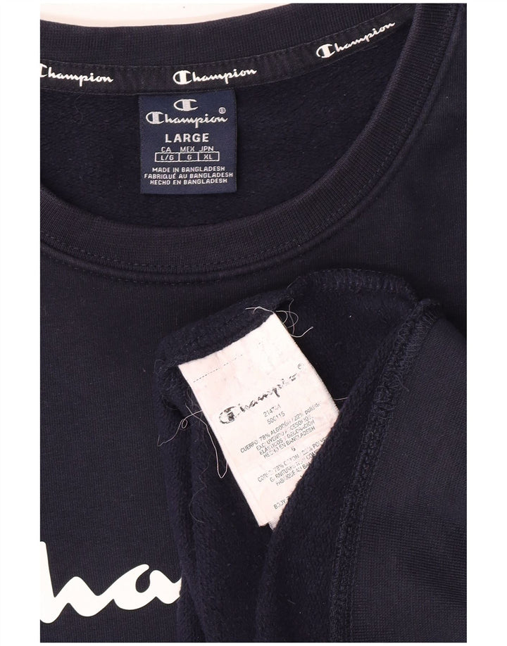 Bluza męska Champion, duża, granatowa, bawełniana