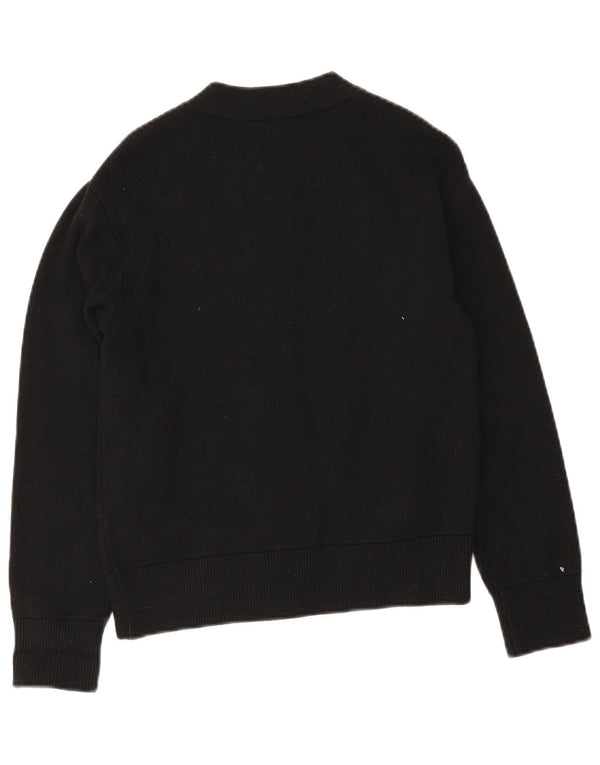 Marks & Spencer Damski sweter kardigan UK 6 XS Czarna wiskoza