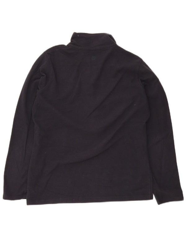 Damski sweter polarowy Mountain Warehouse z zamkiem błyskawicznym UK 14, średni granatowy