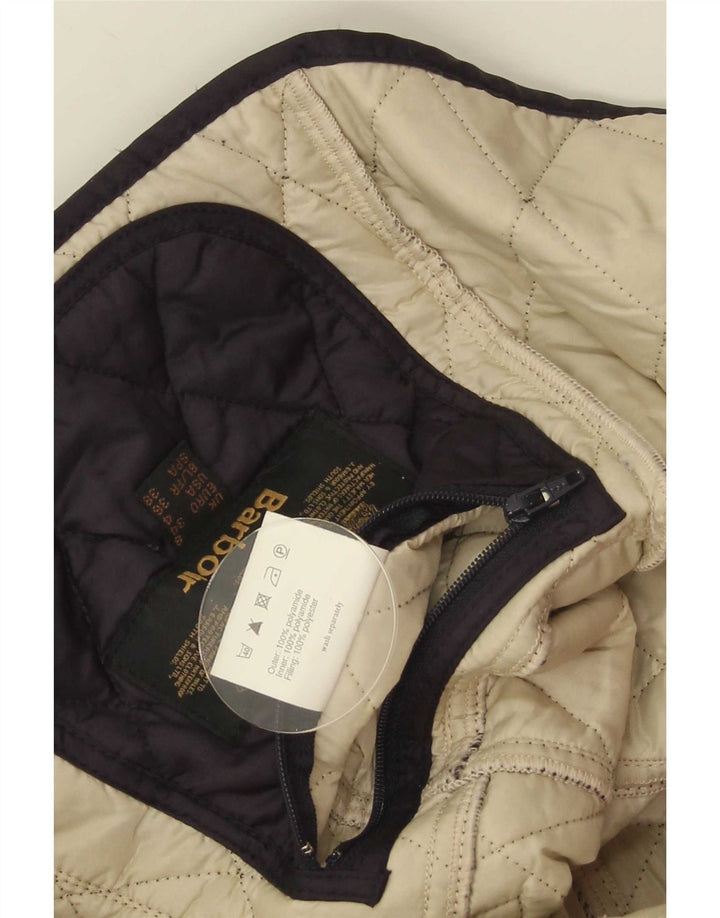 Damska pikowana kurtka Barbour UK 8 Small, granatowa, poliamidowa