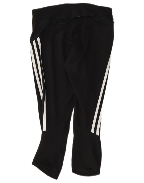 Legginsy Adidas Damskie Climalite Capri UK 8 Małe Czarne Poliester
