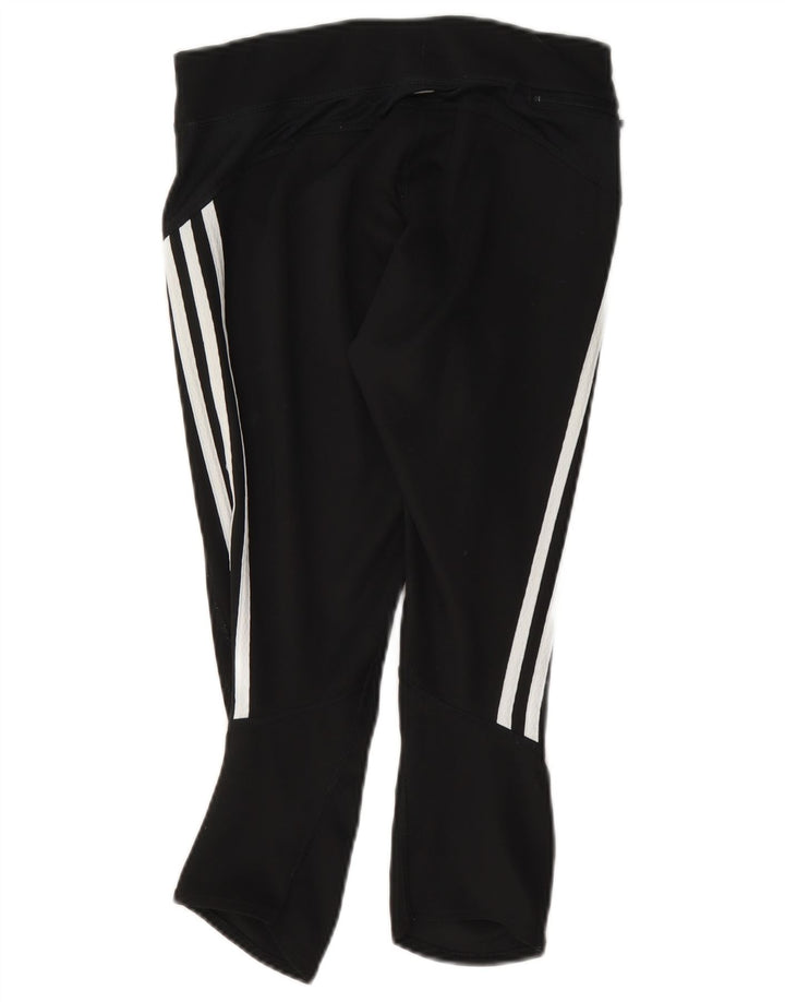 Legginsy Adidas Damskie Climalite Capri UK 8 Małe Czarne Poliester