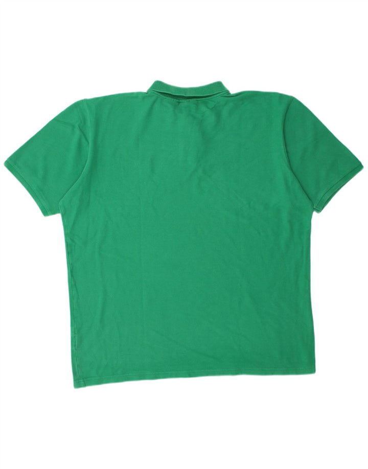 Męska koszulka polo FILA 2XL, zielona bawełna