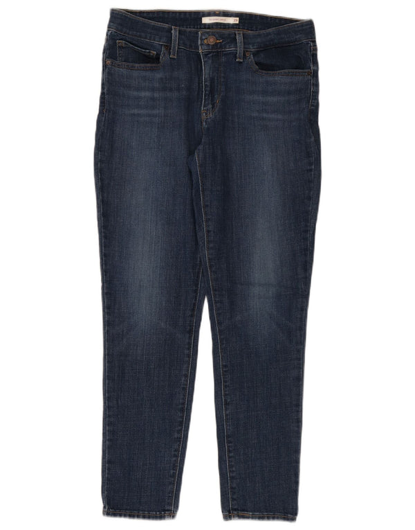 Damskie jeansy Levi's 711 Skinny W29 L30 Niebieskie bawełniane