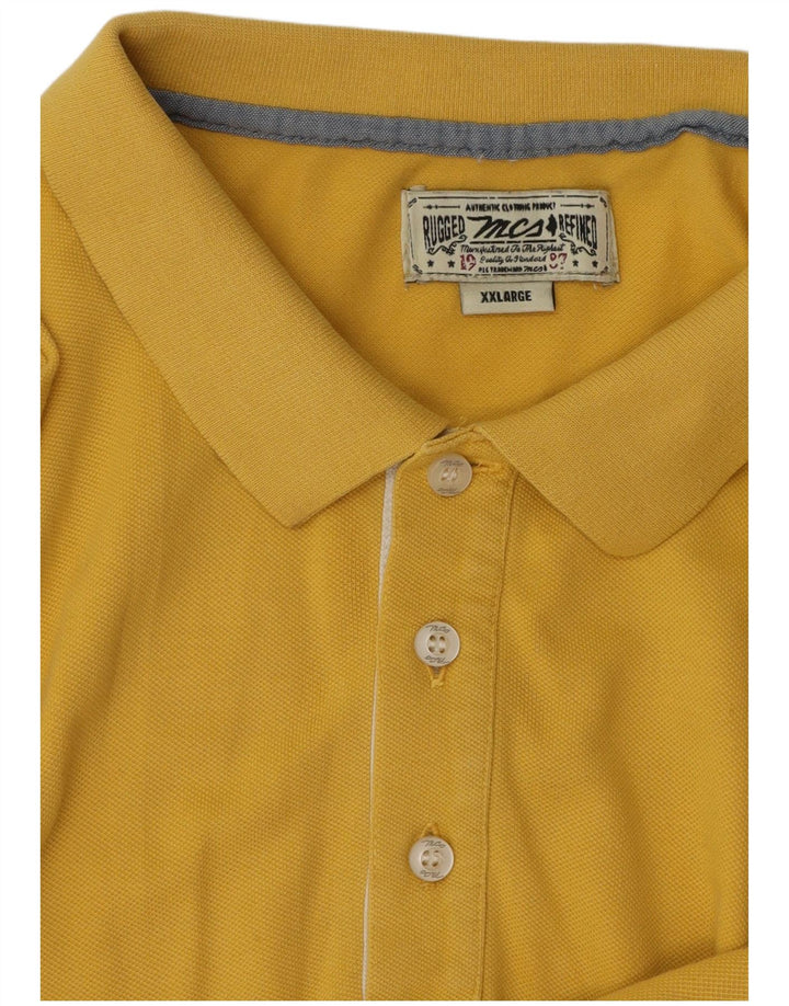 Męska koszulka polo MARLBORO CLASSICS 2XL żółta