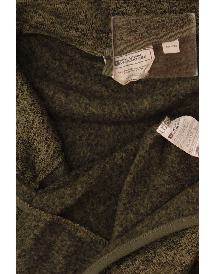 Męska kurtka dresowa Mountain Warehouse 3XL, khaki, nakrapiany poliester