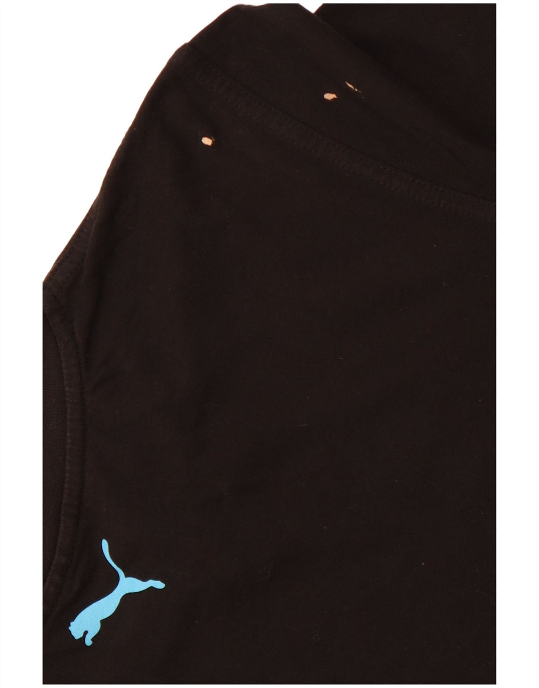 Damska koszulka z grafiką PUMA Top UK 10, mała, czarna bawełniana