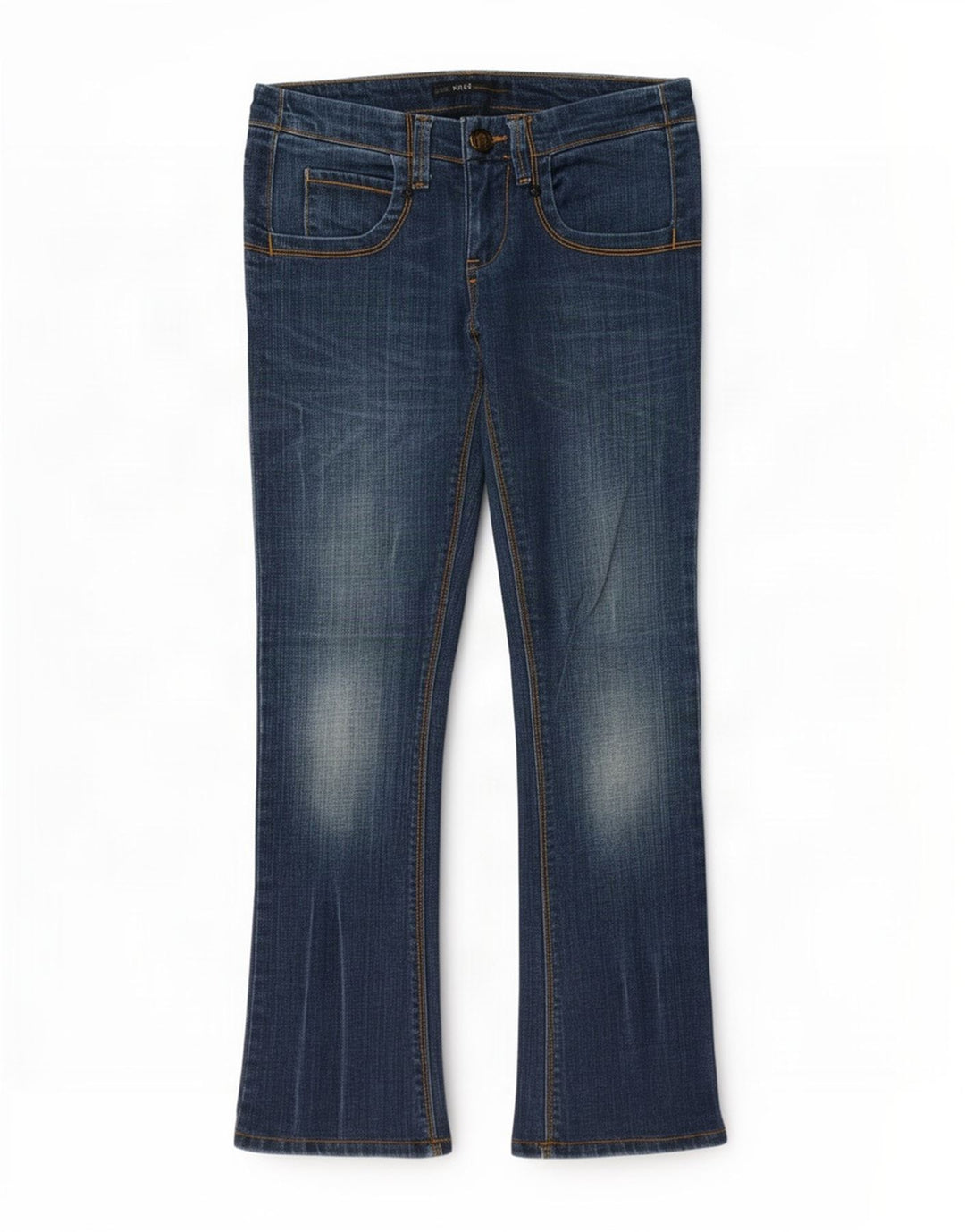Damskie jeansy Lee Bootcut W27 L27 Niebieskie bawełniane