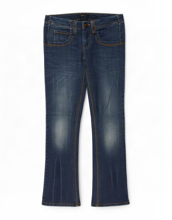 Damskie jeansy Lee Bootcut W27 L27 Niebieskie bawełniane