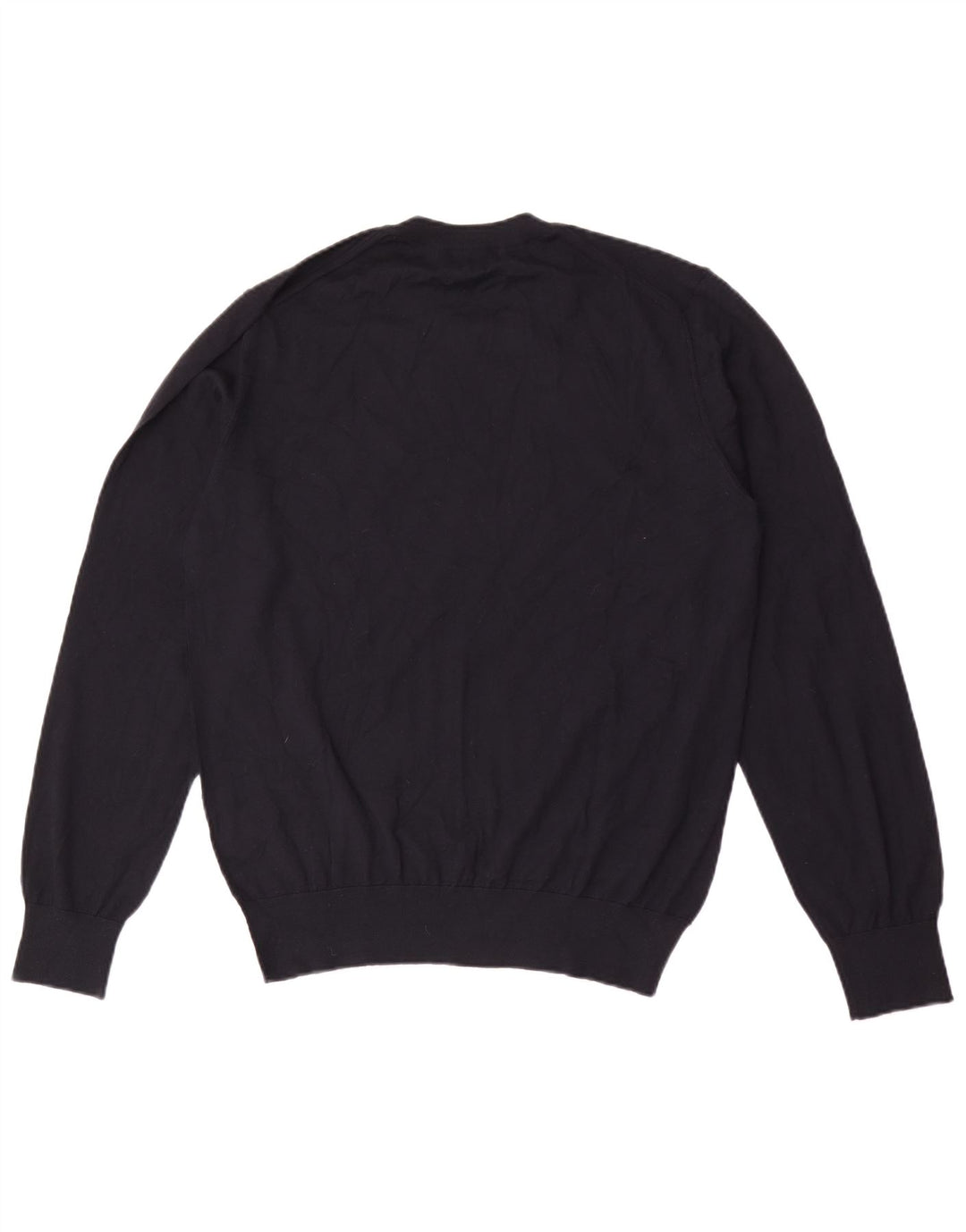 Męski sweter z okrągłym dekoltem Dolce & Gabbana IT 50, średni granatowy