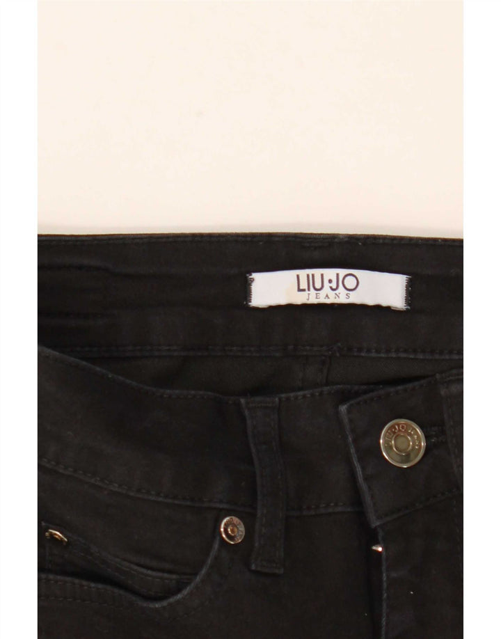 Damskie jeansy skinny Liu Jo W22 L26 czarne