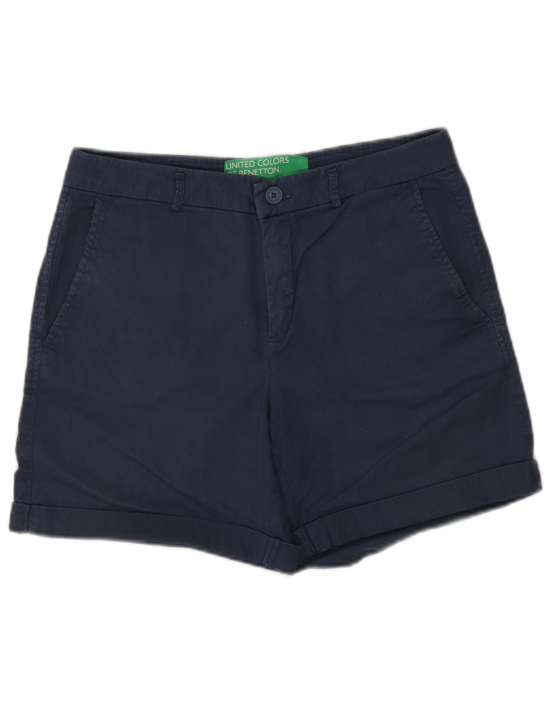 Damskie spodenki Chino Benetton W30 Medium Granatowe