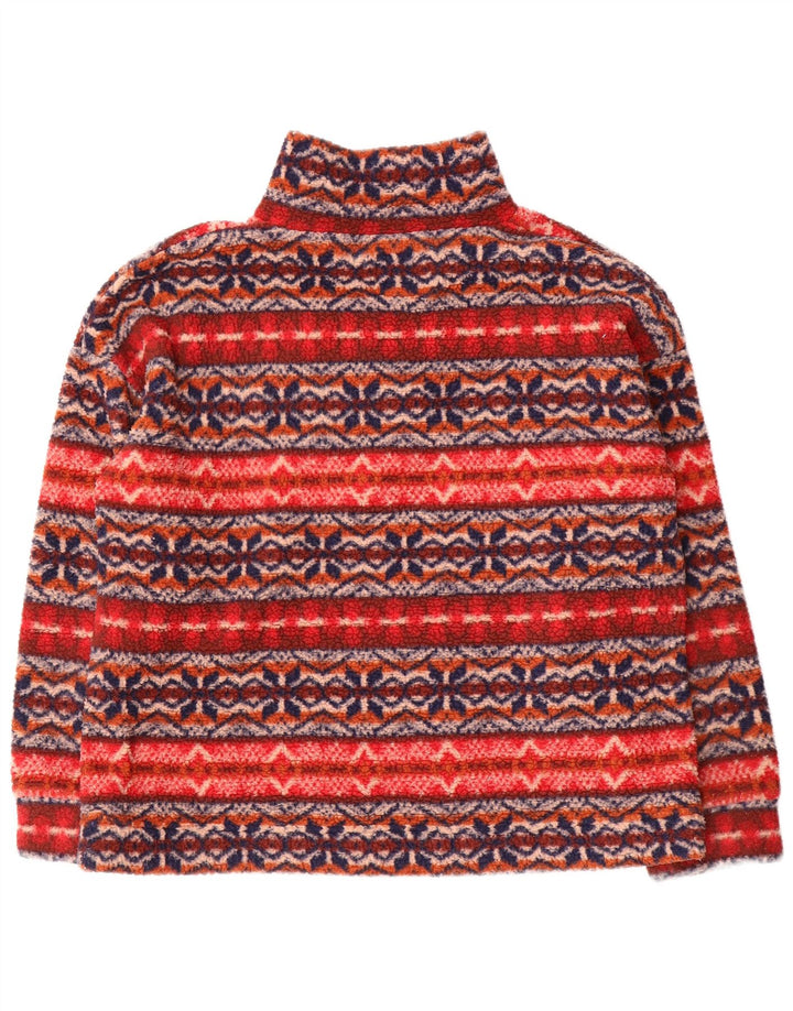 Męski sweter polarowy American Eagle o luźnym kroju, mały, wielokolorowy Fair Isle