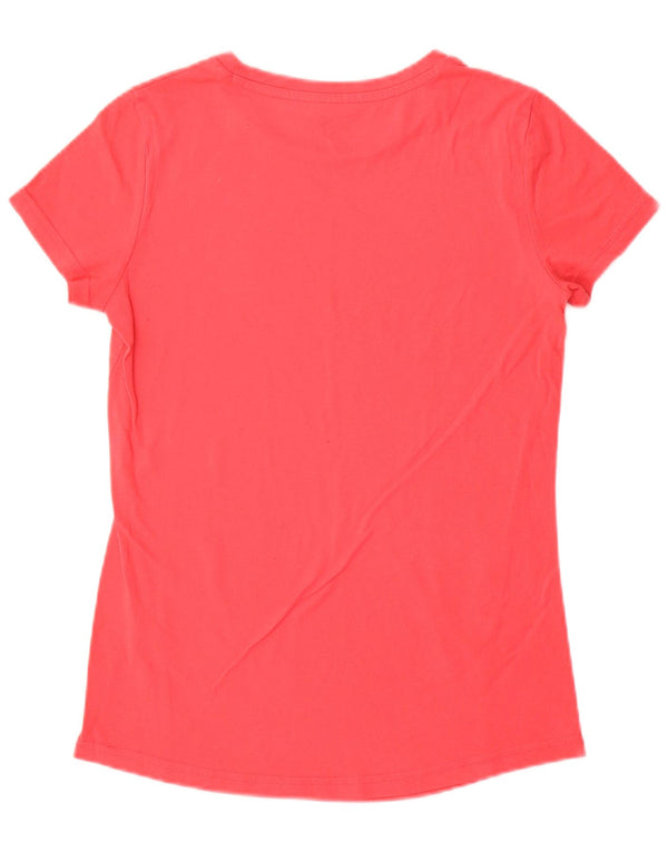 Puma Womens Graphic T-Shirt Top UK 10 Small Pink
