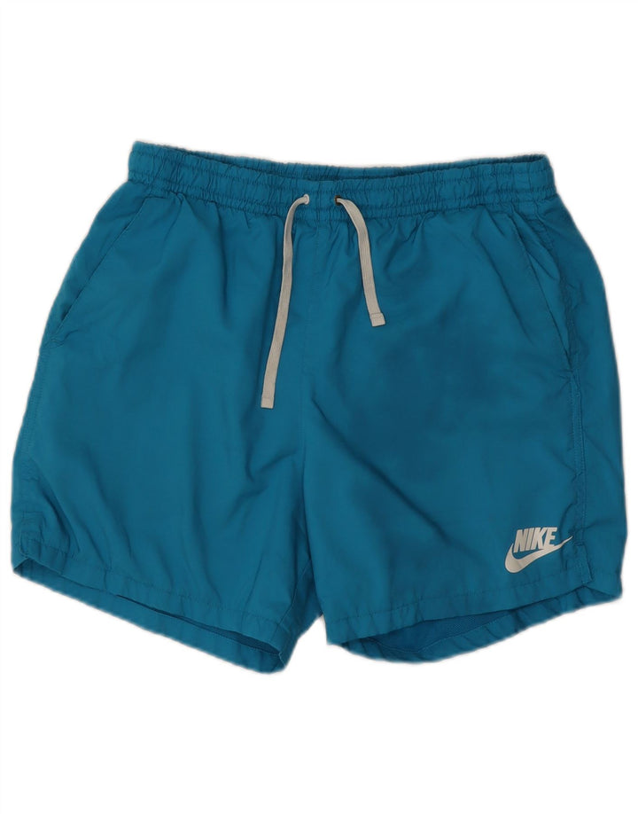 Męskie spodenki kąpielowe Nike, duże, niebieskie, poliestrowe