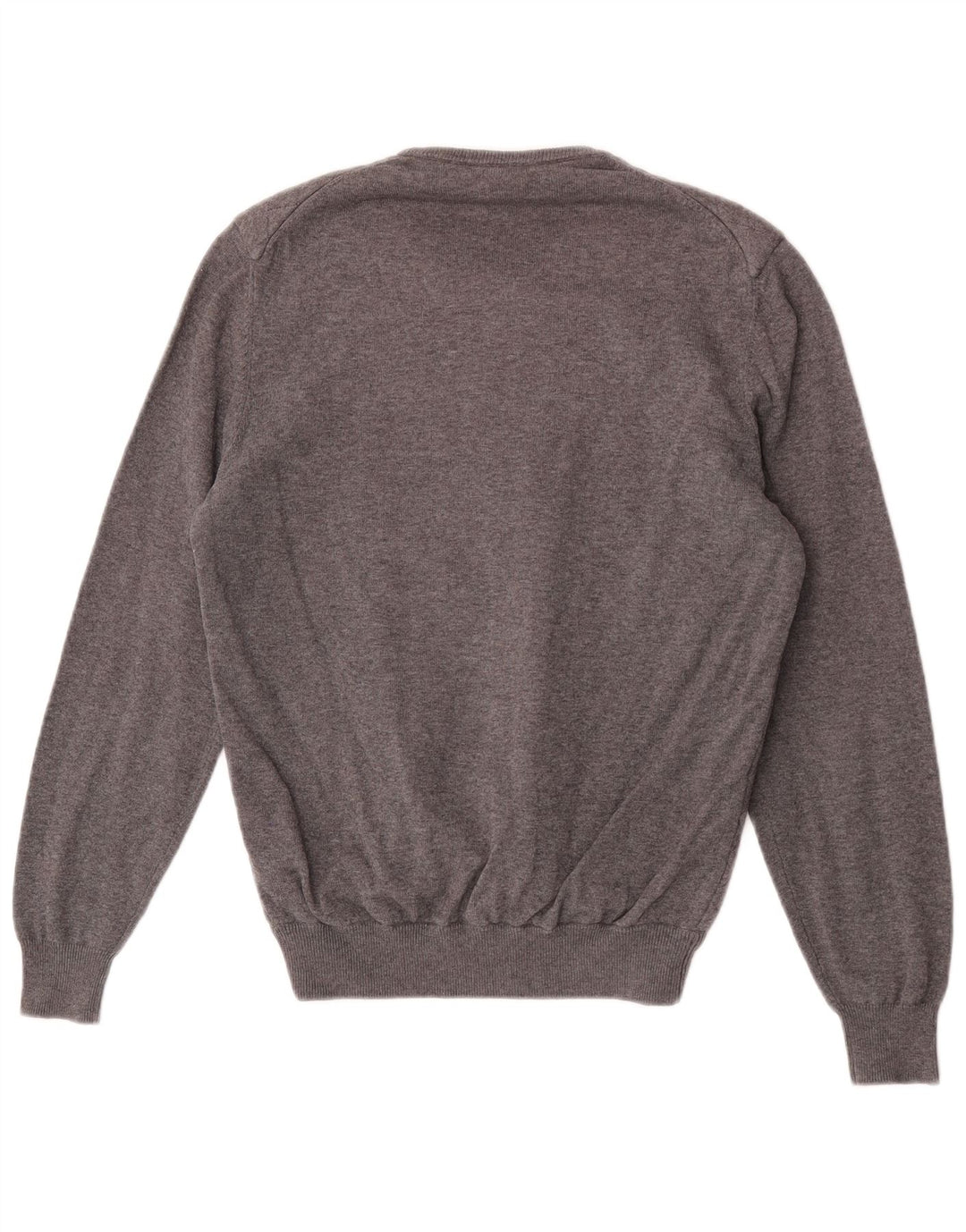 Sweter damski Massimo Dutti z okrągłym dekoltem, UK 14, średni szary poliester