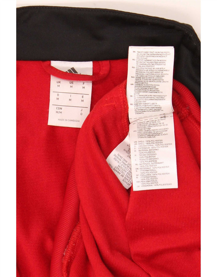 Adidas Męska bluza dresowa Top Jacket Medium Red Colorblock Poliester