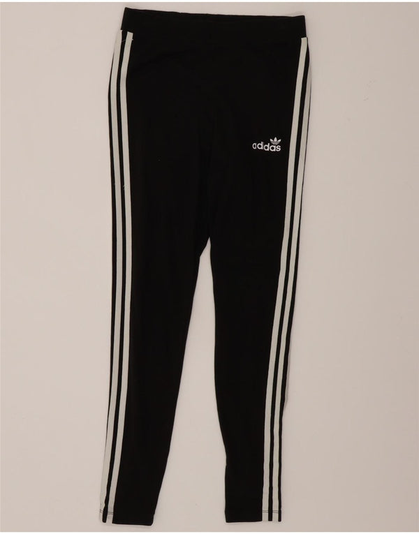 Legginsy damskie Adidas UK 14, duże, czarne, bawełniane