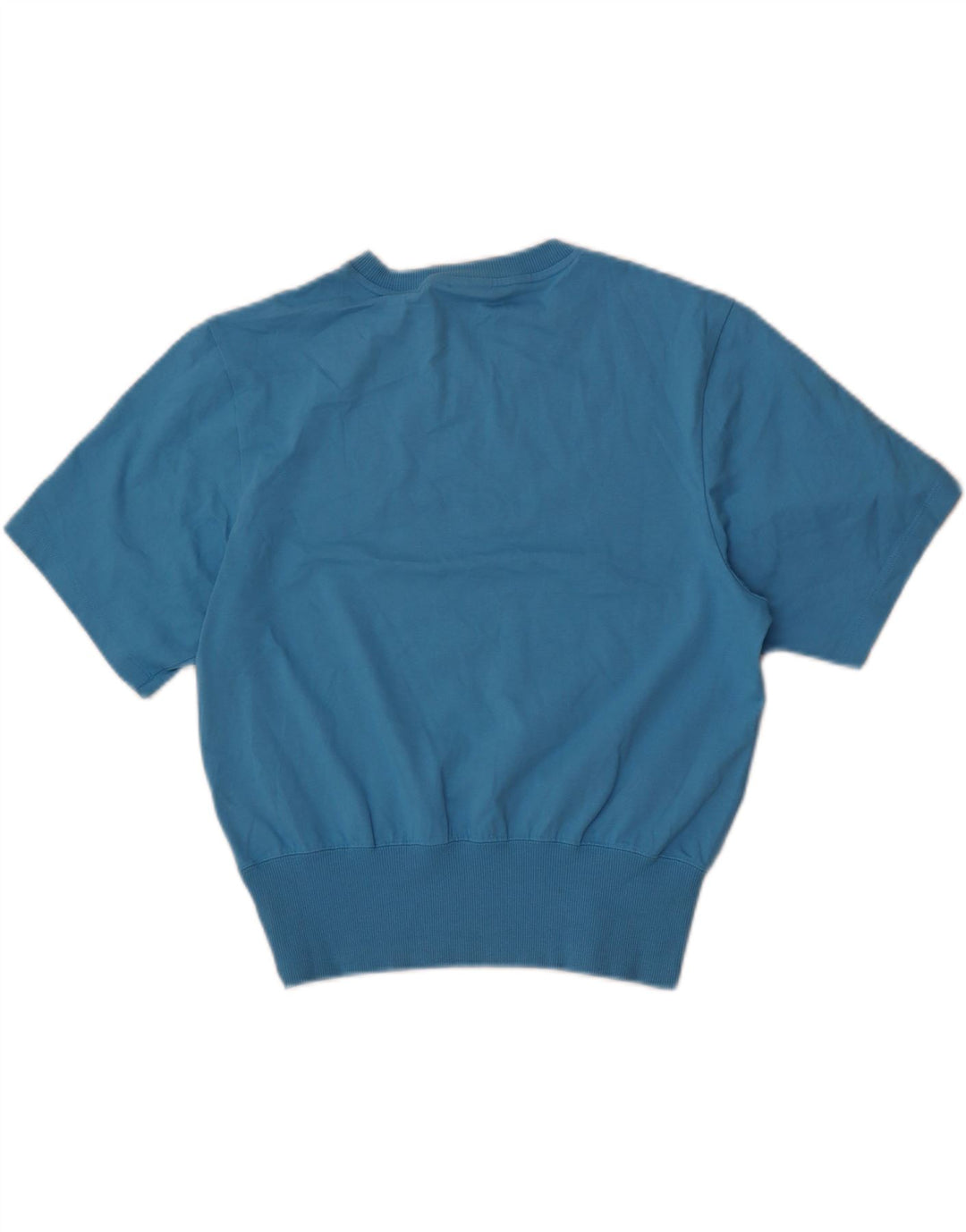 Damska bluza oversize Adidas z krótkim rękawem, UK 10, mała niebieska