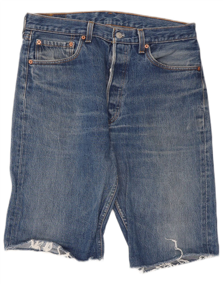 Męskie spodenki jeansowe Levi's 501 W33 w kolorze średnioniebieskim
