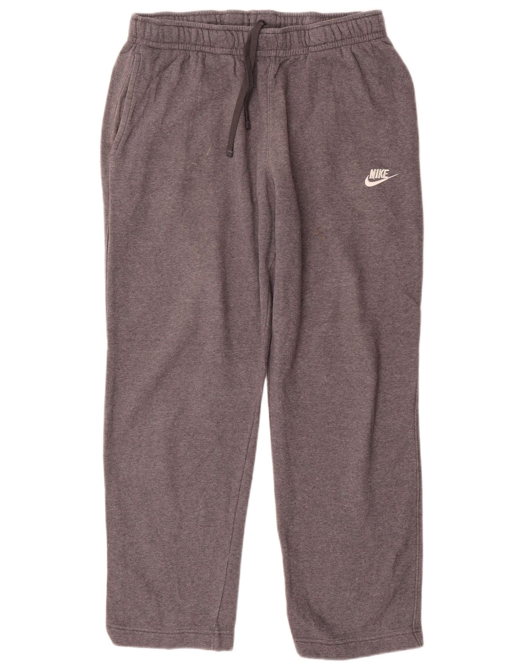 Męskie spodnie dresowe Nike, duże, szare, bawełniane
