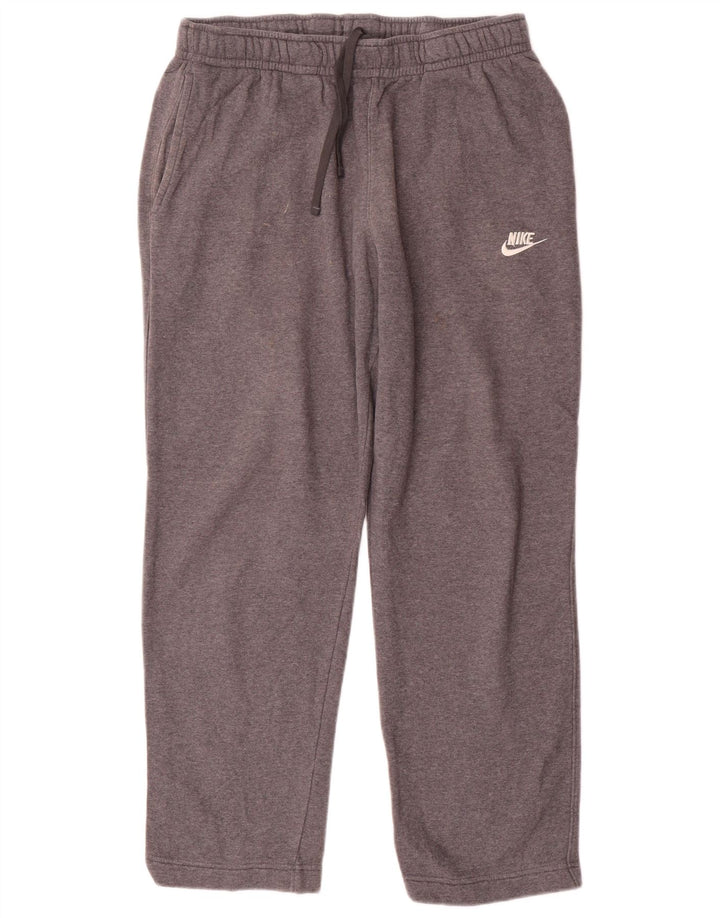 Męskie spodnie dresowe Nike, duże, szare, bawełniane