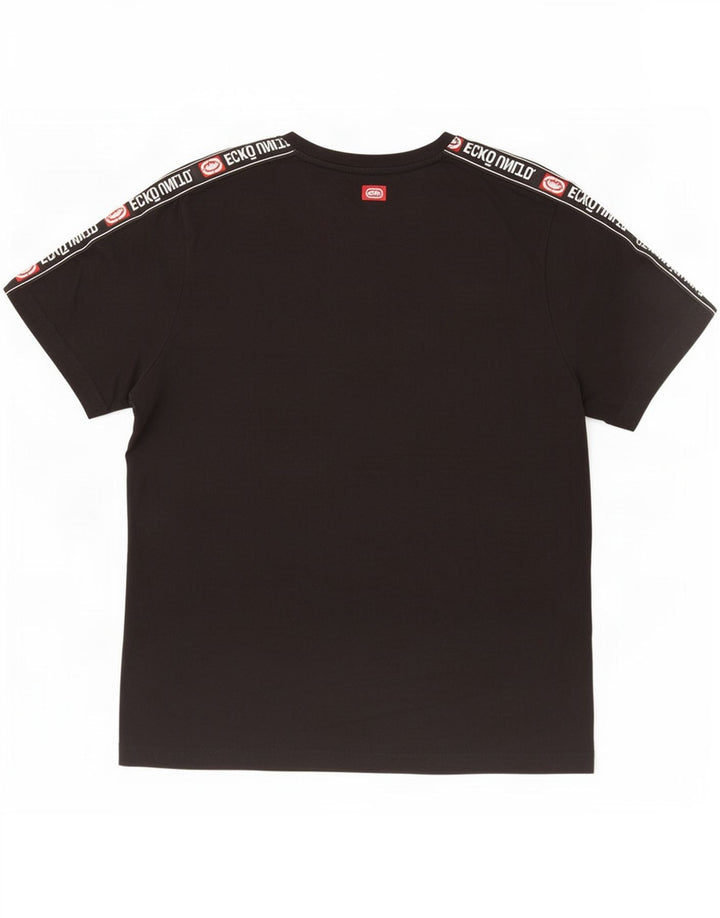 Męska koszulka graficzna Ecko Unltd Top XL w kolorze czarnym