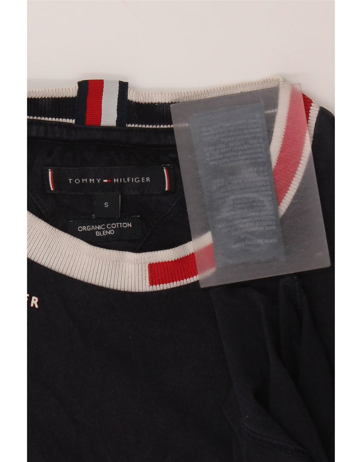 T-shirt męski Tommy Hilfiger, mały, granatowy, bawełniany