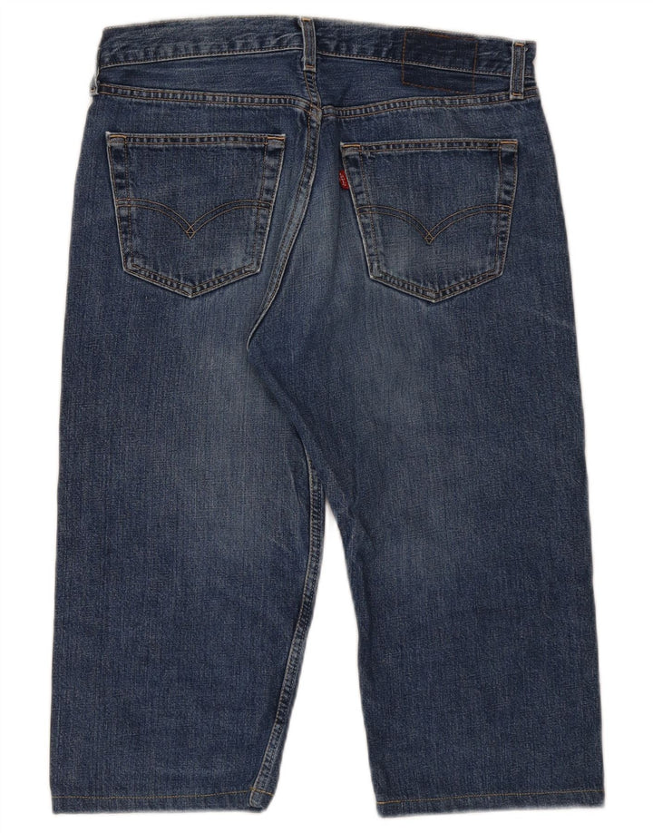 Męskie dżinsy Capri Levi's Rozmiar 34 W34 L17 Niebieska bawełna