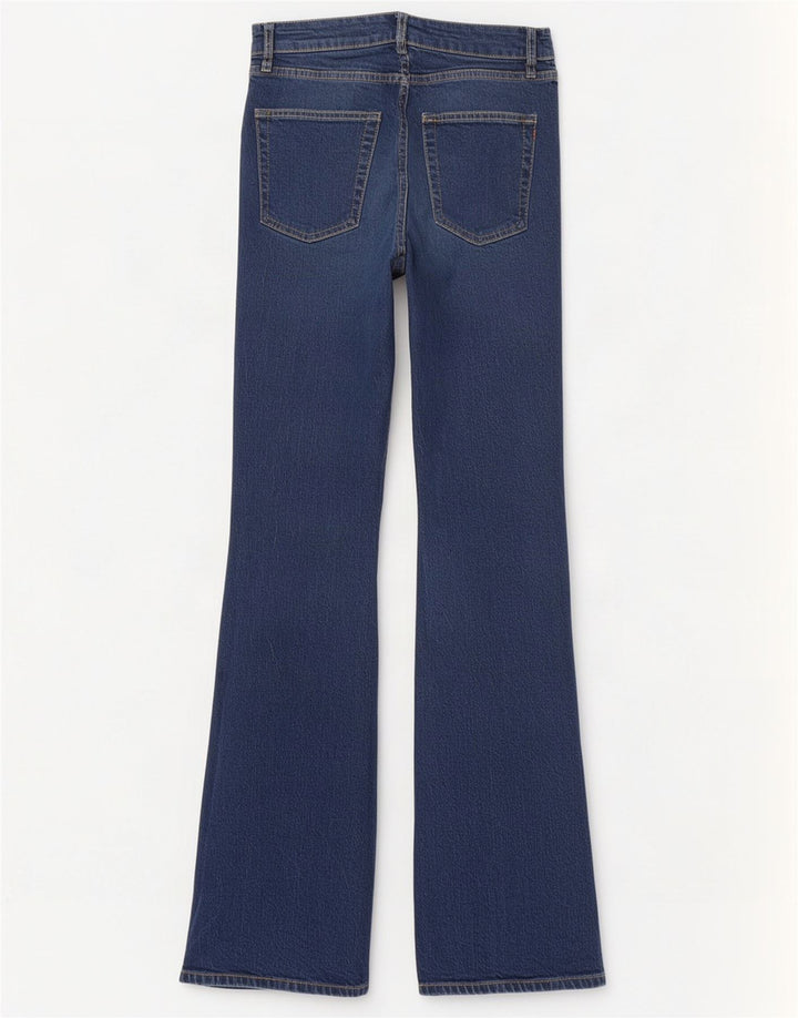 Damskie jeansy rozkloszowane Superdry W28 L32 Granatowe, bawełniane