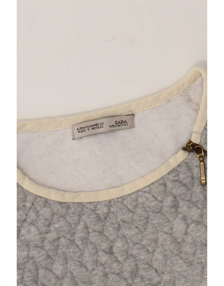 Damski sweter Zara UK 12 w kolorze średnioszarym