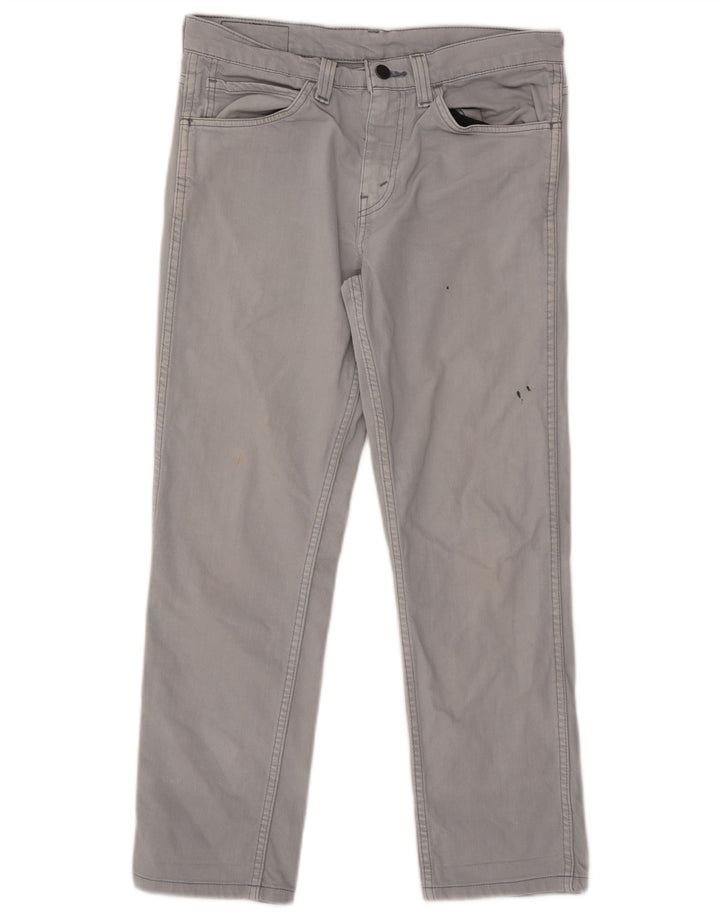 Męskie jeansy Levi's 511 Slim W32 L27 Szara bawełna