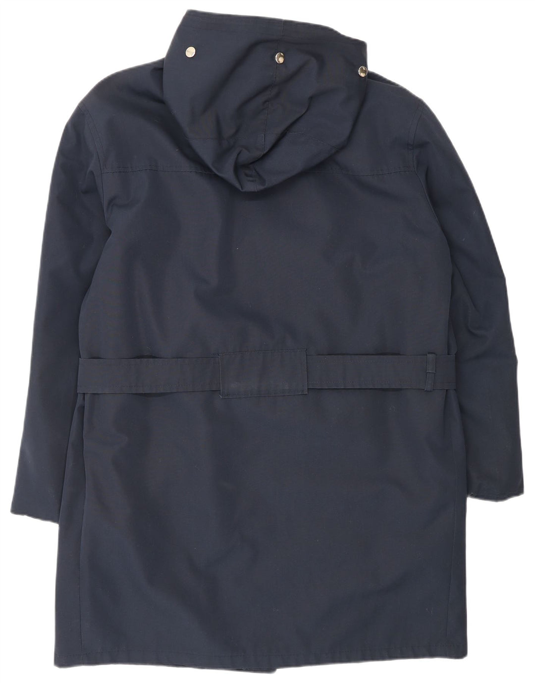 NINO Męski płaszcz wiatrówka z kapturem o luźnym kroju EU 48 Średni granat