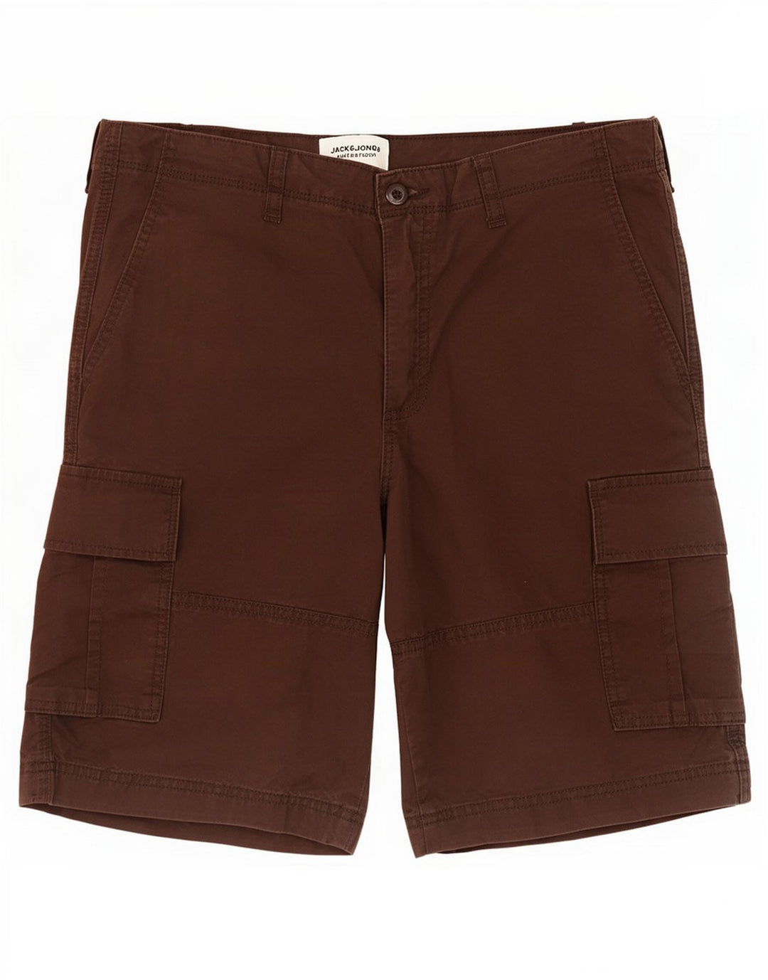Męskie spodenki cargo Jack & Jones, duże W34, brązowa bawełna