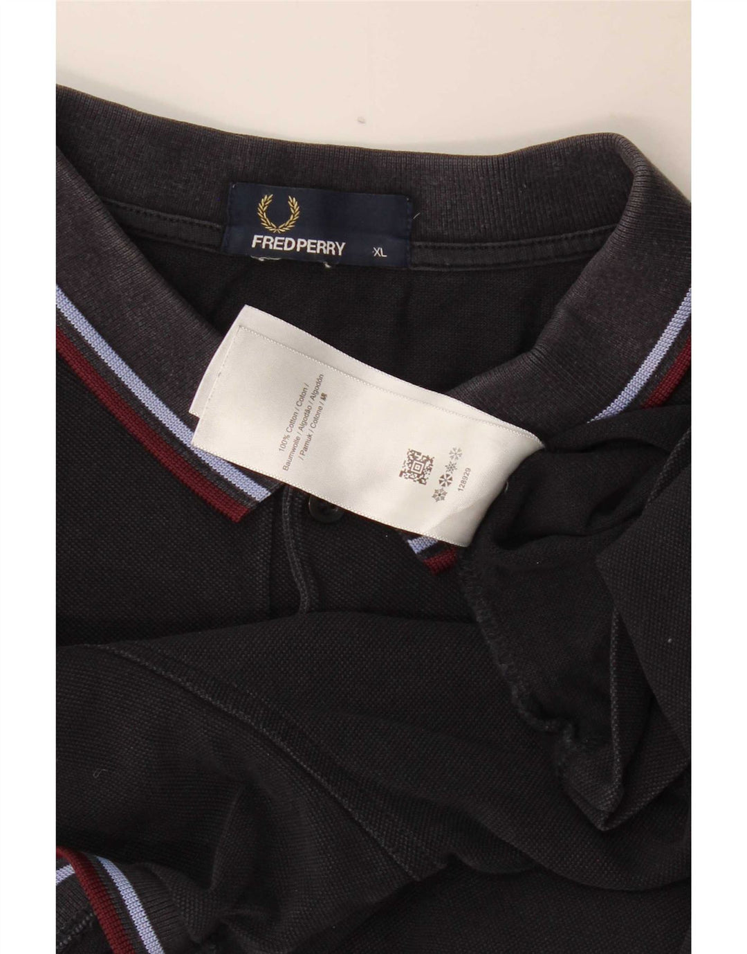 Męska koszulka polo Fred Perry XL w granatowe paski