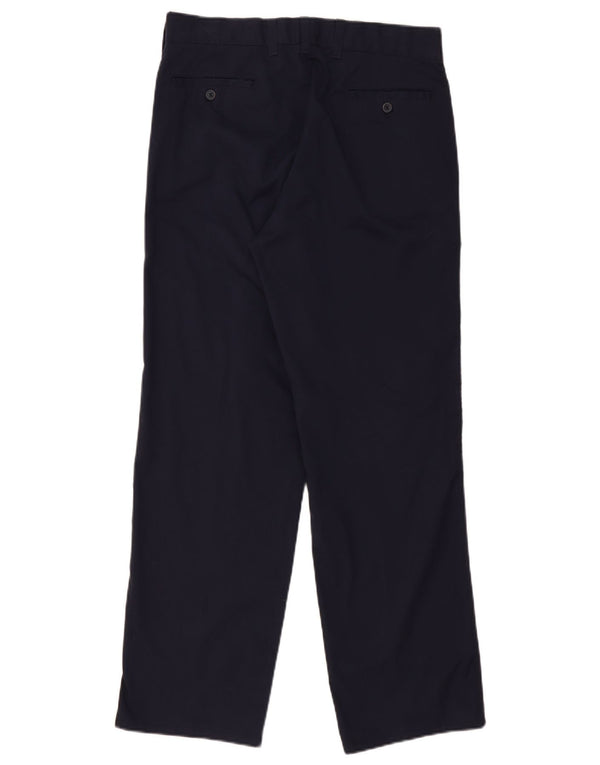 Męskie proste spodnie chino Armani IT 46 Small W30 L30 Granatowy poliester