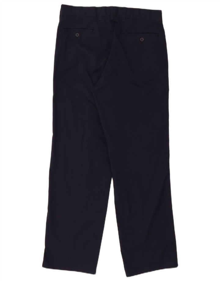 Męskie proste spodnie chino Armani IT 46 Small W30 L30 Granatowy poliester