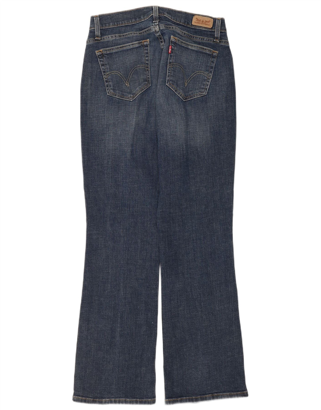 Damskie jeansy Levi's 529 Curvy Bootcut W31 L32 Niebieskie bawełniane
