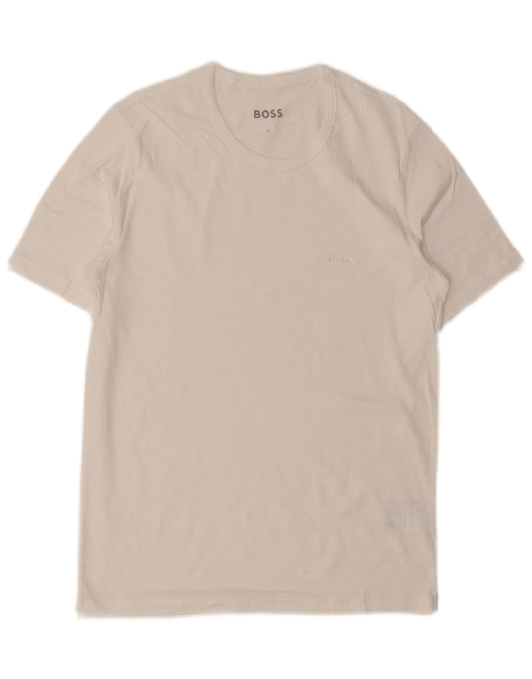 Koszulka męska HUGO BOSS Top, średnia, biała bawełna