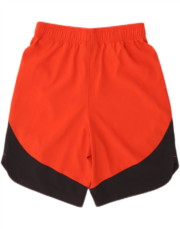 Męskie spodenki sportowe UNDER ARMOUR, małe, pomarańczowe, z blokami kolorów