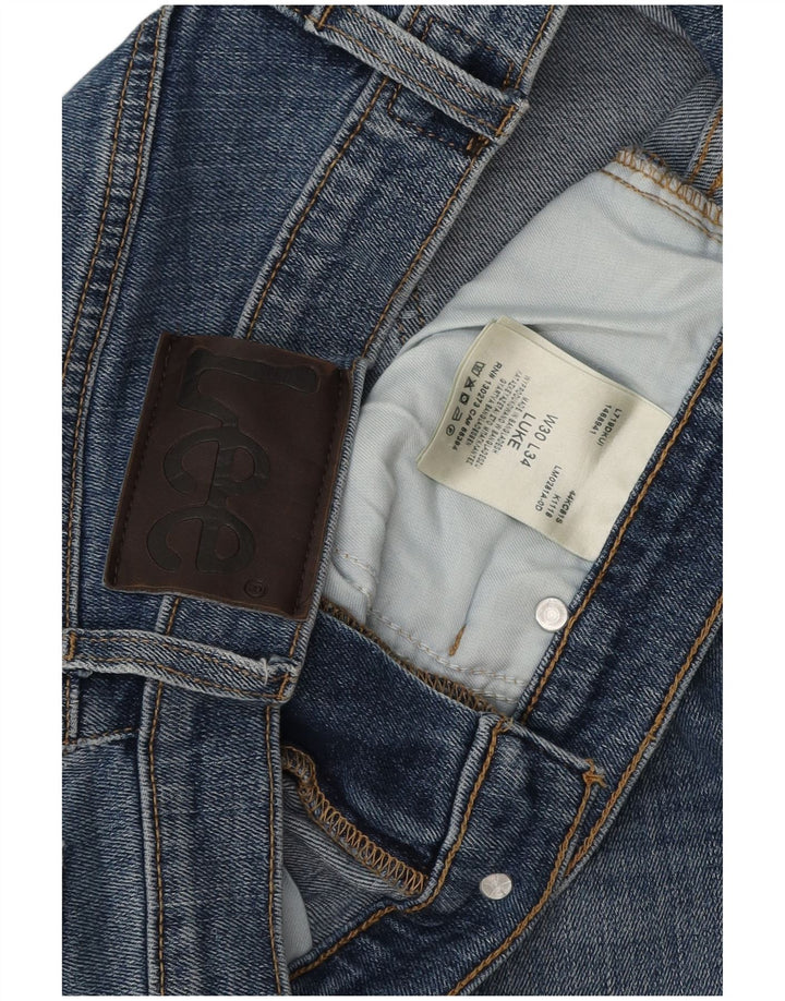 Lee Męskie Luke Slim Jeans W30 L27 Niebieskie bawełniane