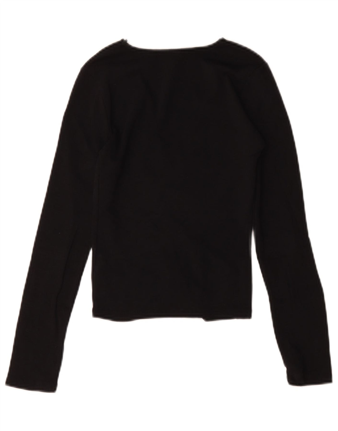 Damski sweter Zara z dekoltem w kształcie litery V, UK 8, mały czarny
