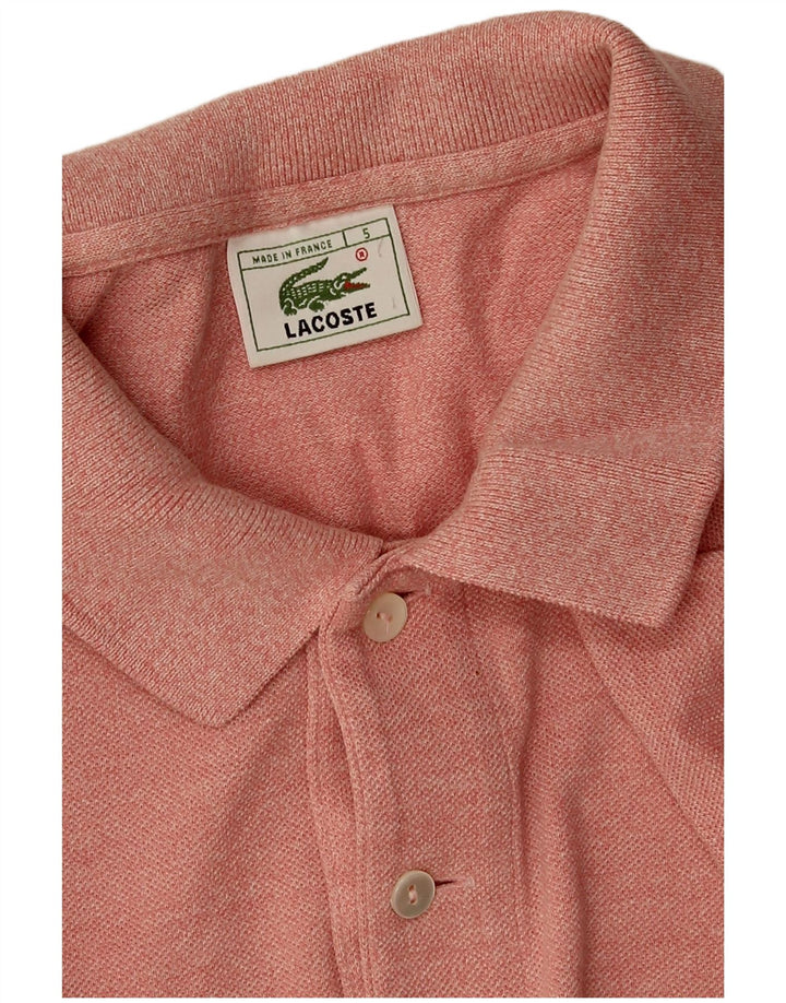 Męska koszulka polo Lacoste, rozmiar 5, duża, różowa, bawełniana