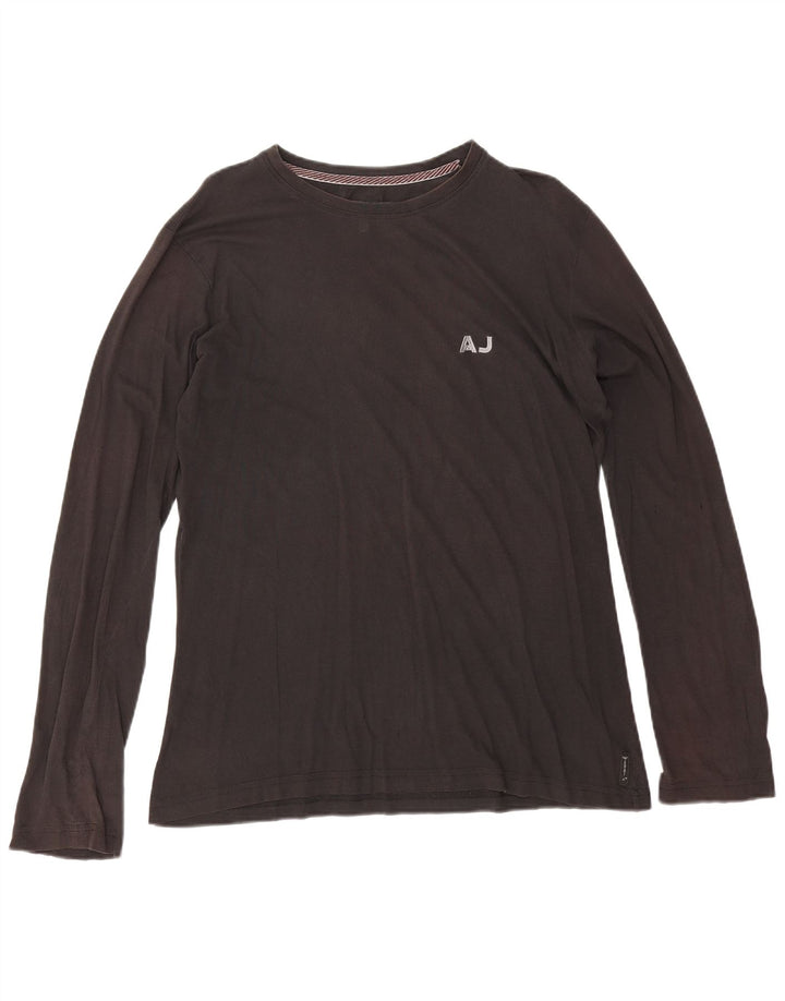 Męski top z długim rękawem Armani Jeans 2XL w kolorze czarnym
