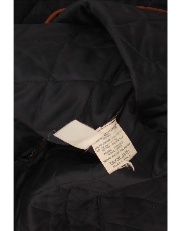 Męska pikowana kurtka Derby Saddlery UK 42 XL, wielokolorowy poliester w kratę