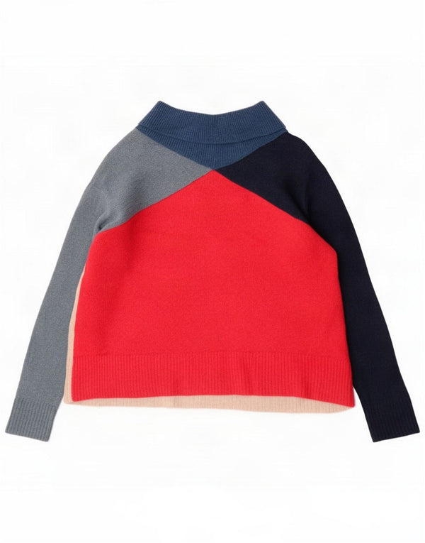 Damski sweter z golfem White Stuff UK 12 Średni Wielokolorowy