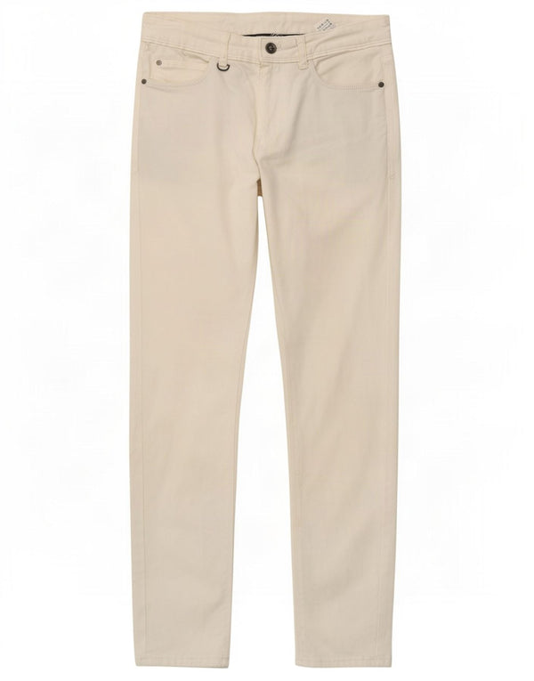 Męskie jeansy slim fit Zara EU 36 XS W29 L30 Biała bawełna