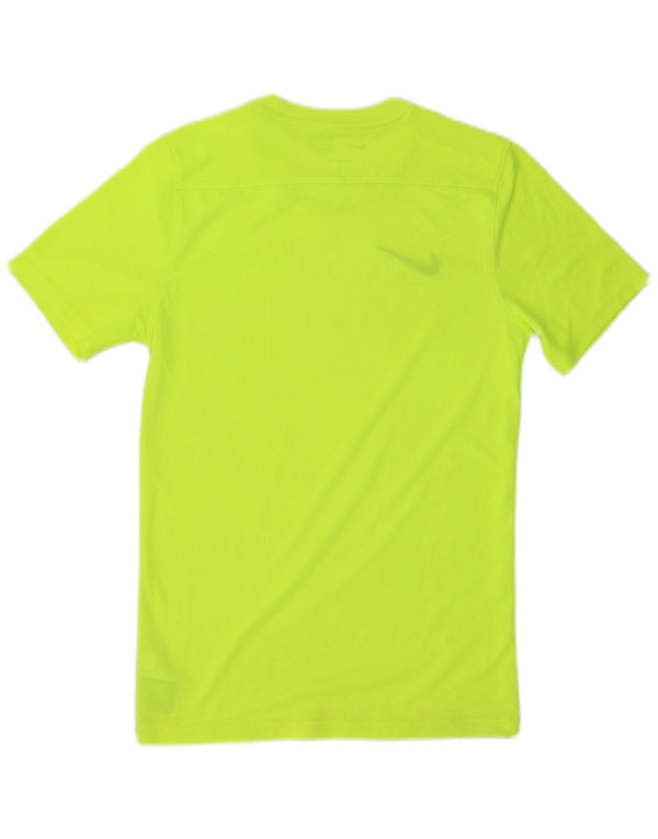 Męski T-shirt Nike Dri Fit Slim Top, mały, zielony, poliester