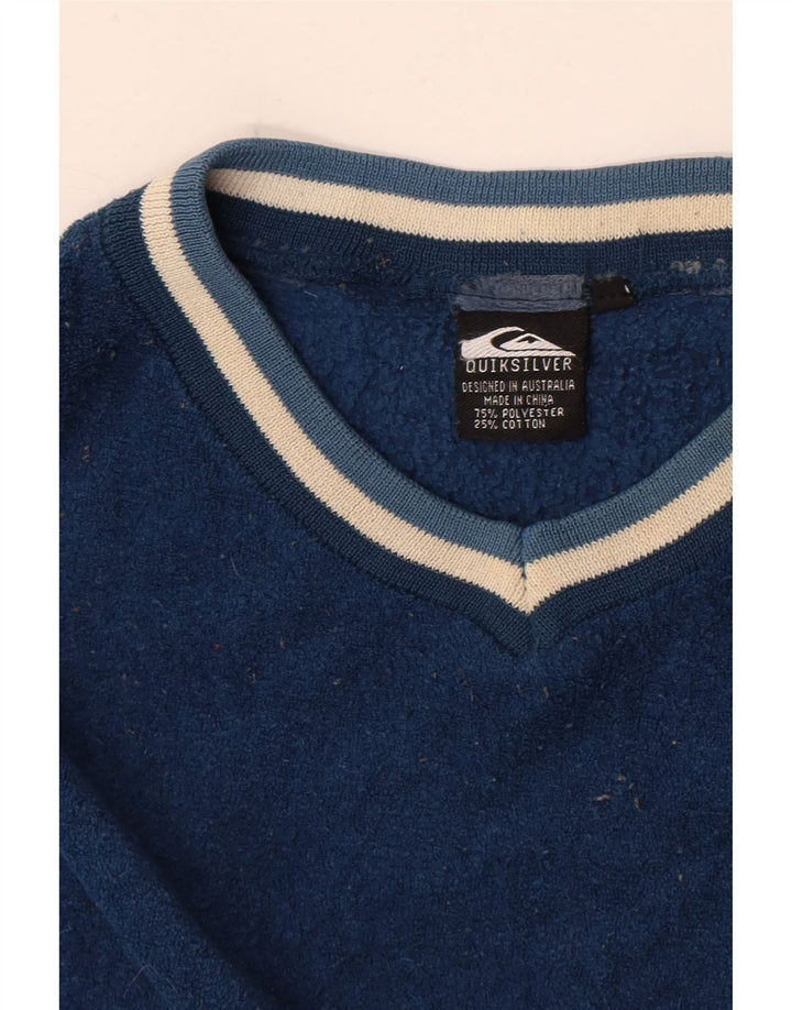 Męski sweter polarowy Quiksilver 2XL Niebieski poliester