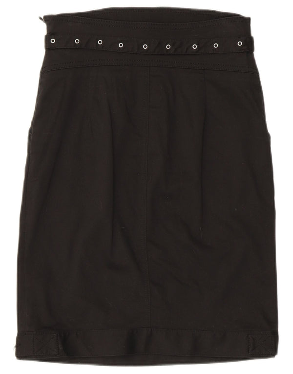 Spódnica damska Moschino UK 8 Small W28 Czarna bawełna